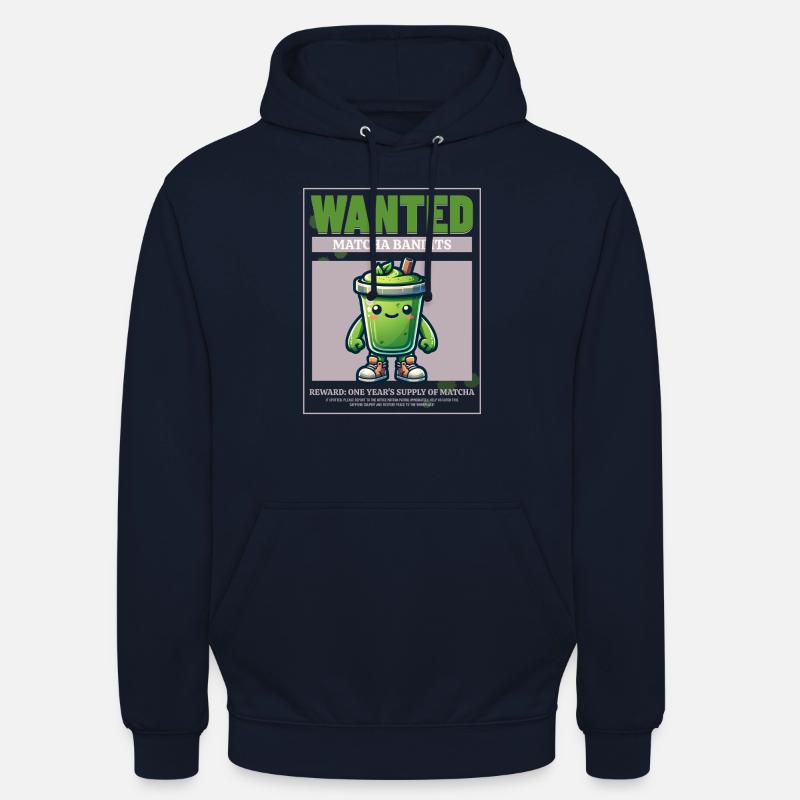 Wanted Matcha - Unisex Hoodie - navy