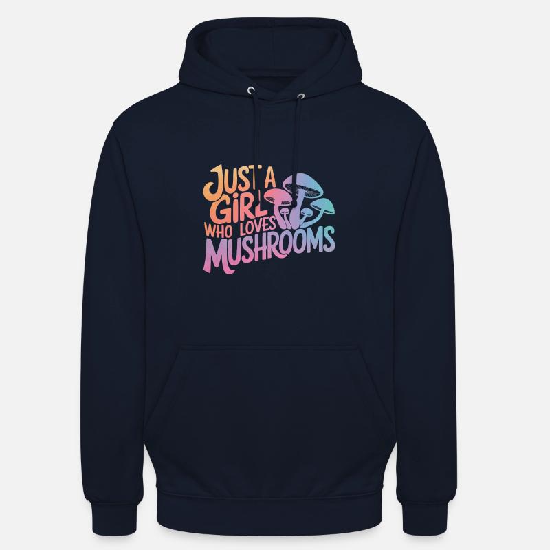 Champignons Champignons Champignon Champignon - Sweat-shirt à capuche unisexe - marine