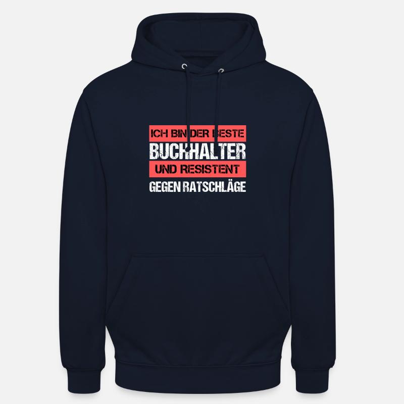 Comptable résistant - Sweat-shirt à capuche unisexe - marine
