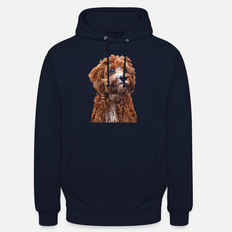 Cavapoo 2 - Sweat-shirt à capuche unisexe - marine