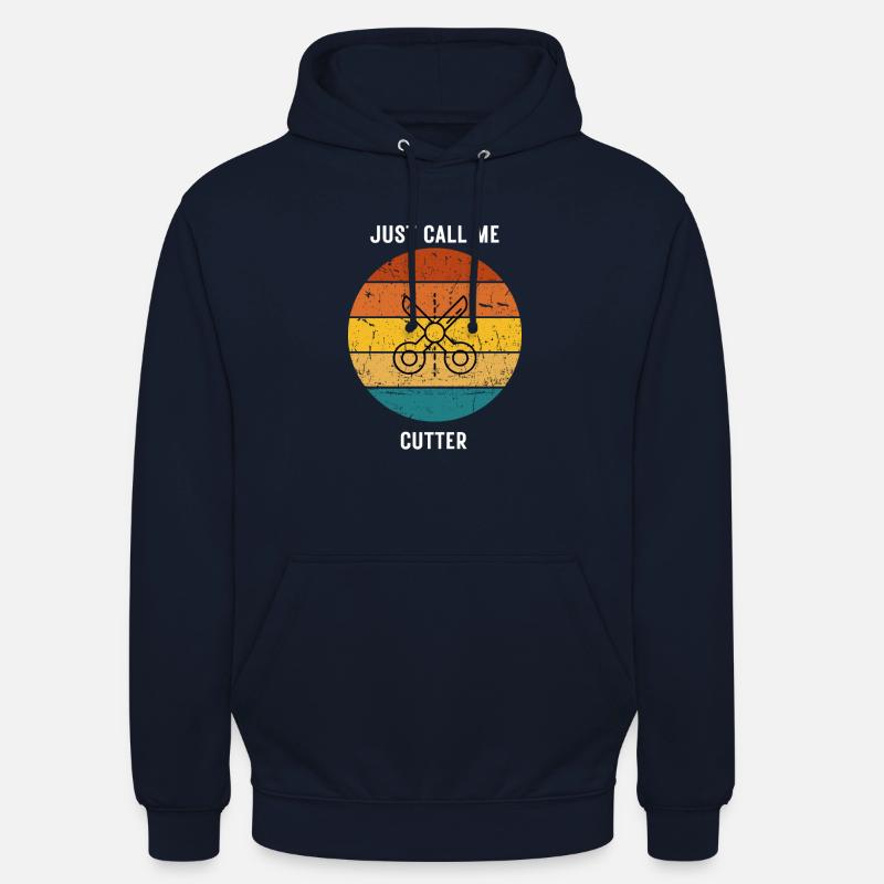appelez-moi simplement Video Cutter - Sweat-shirt à capuche unisexe - marine