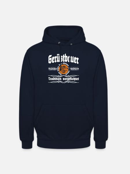 Gerüstbauer Handwer + Tradition - Unisex Hoodie - Navy