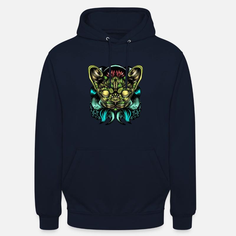 Katze oder Hund? - Unisex Hoodie - Navy