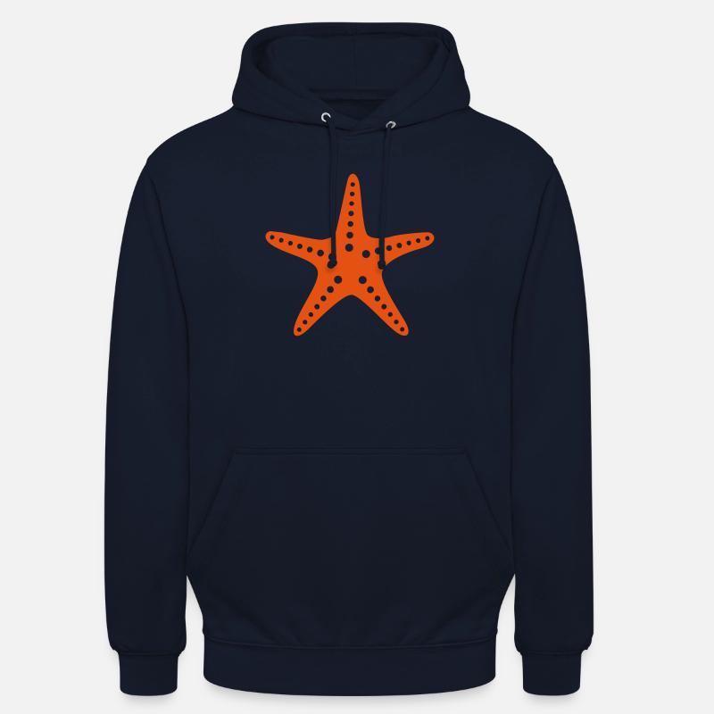 Étoile de mer - Sweat-shirt à capuche unisexe - marine