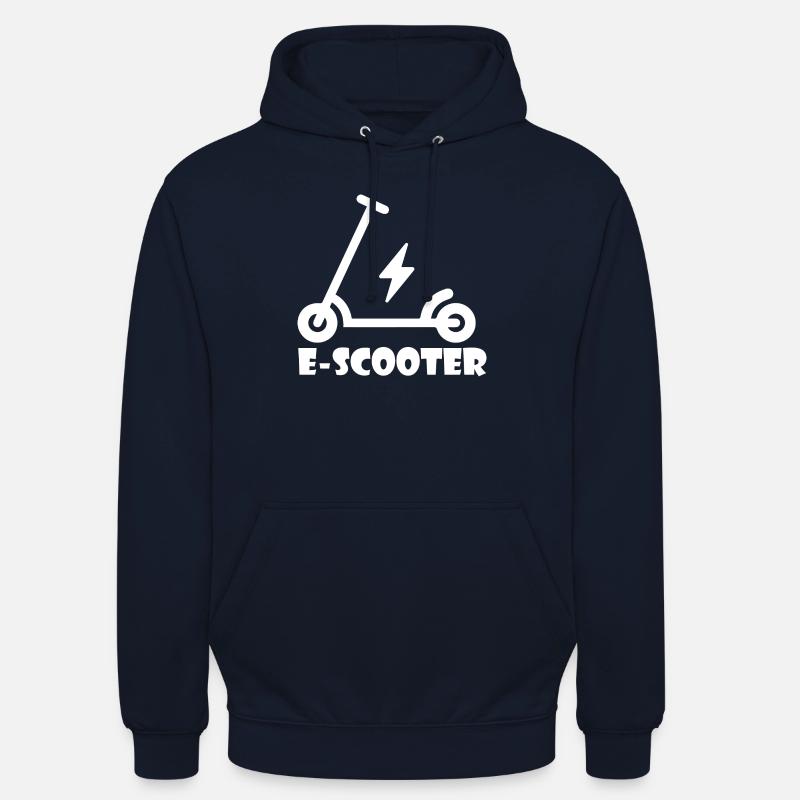 E-Scooter Roller Scooter - Sweat-shirt à capuche unisexe - marine