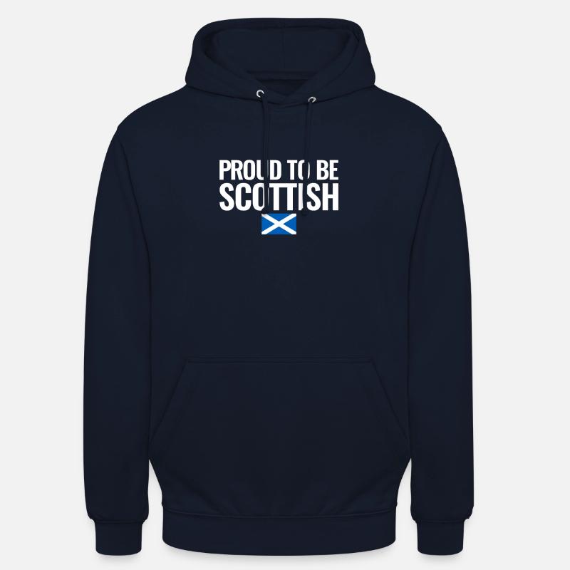 Fier d’être écossais Drapeau écossais - Sweat-shirt à capuche unisexe - marine
