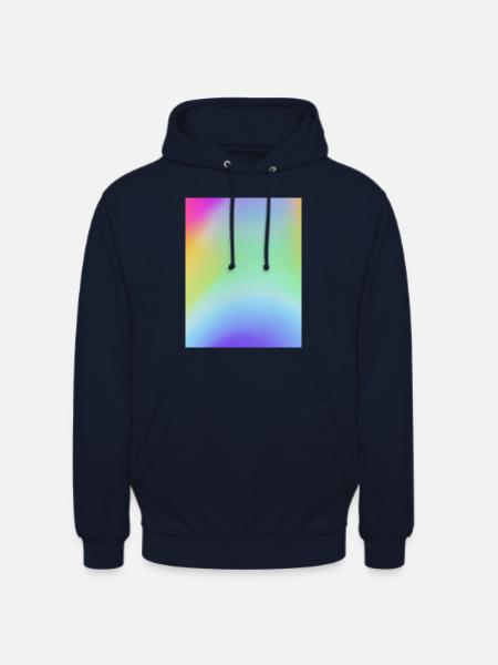 Sommer mit Regenbogenfarben - Unisex Hoodie - Navy