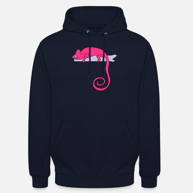chameleon b - Sweat-shirt à capuche unisexe - marine