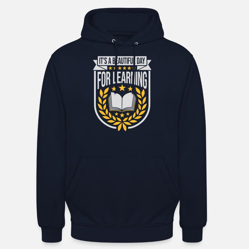 beautiful day for learning - Unisex Hoodie - navy