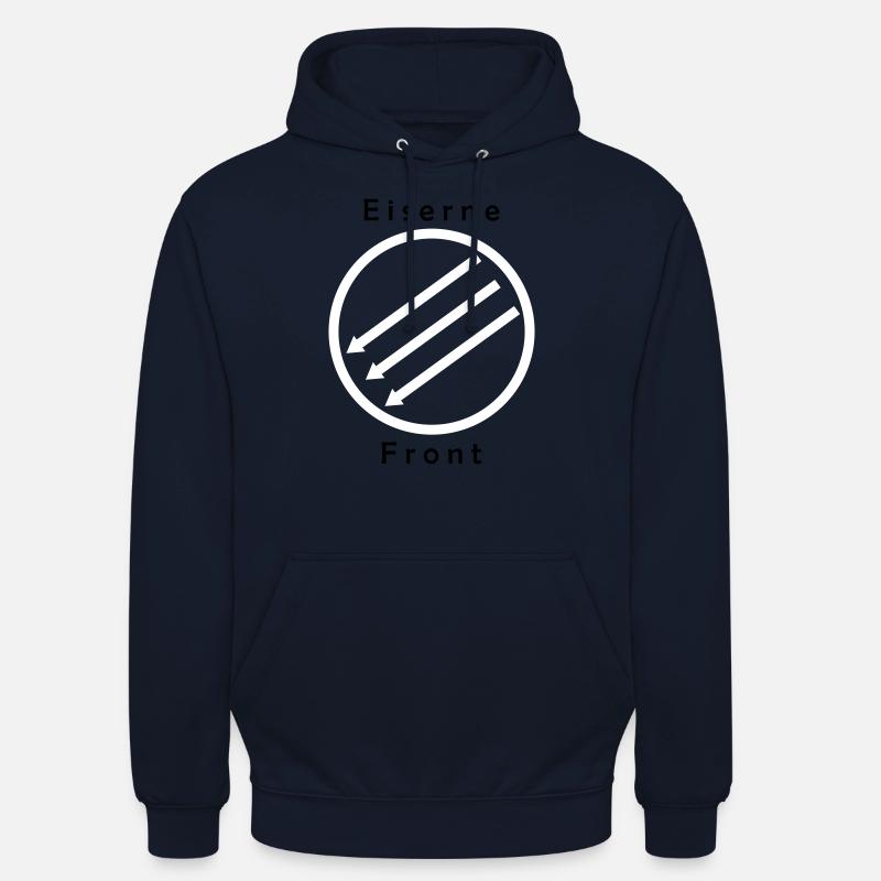 Eiserne Front - Drei Pfeile - Unisex Hoodie - Navy