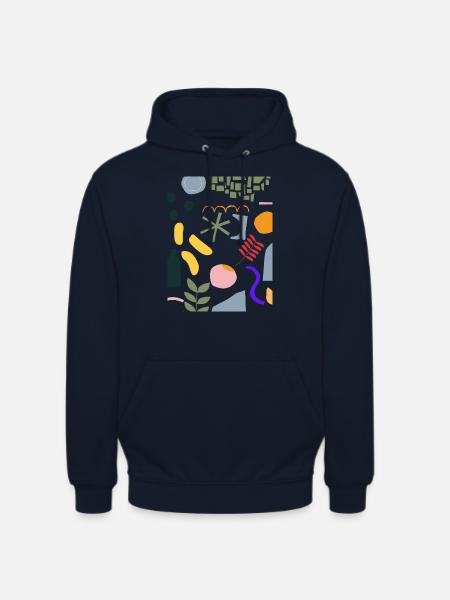 wild und bunt - Unisex Hoodie - Navy