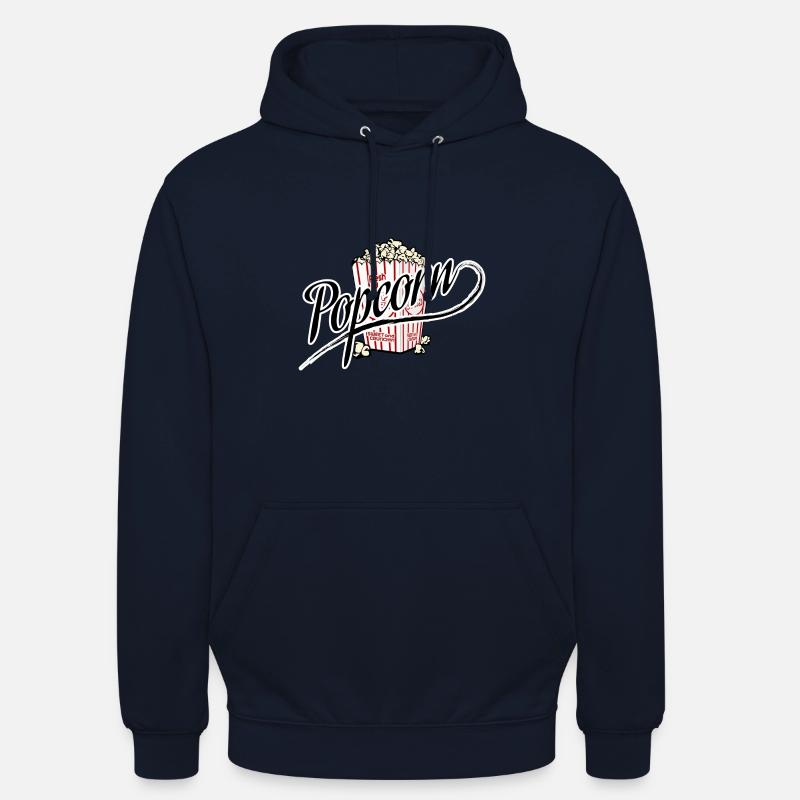 pop-corn - Sweat-shirt à capuche unisexe - marine