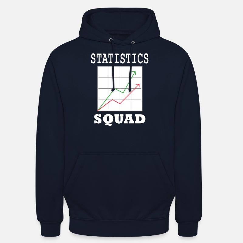 Statistics Analyst Data Manager Statistician - Unisex Hoodie - navy