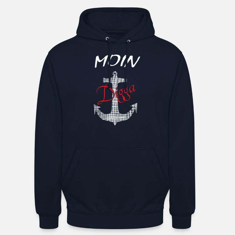 Moin Digga - Unisex Hoodie - Navy