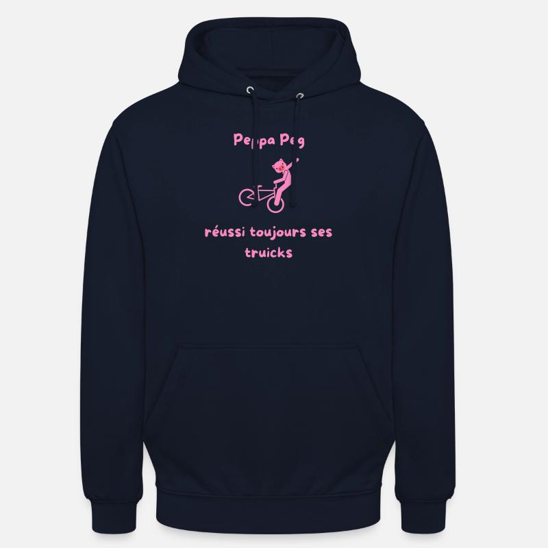 Peppa Peg Truicks - Sweat-shirt à capuche unisexe - marine