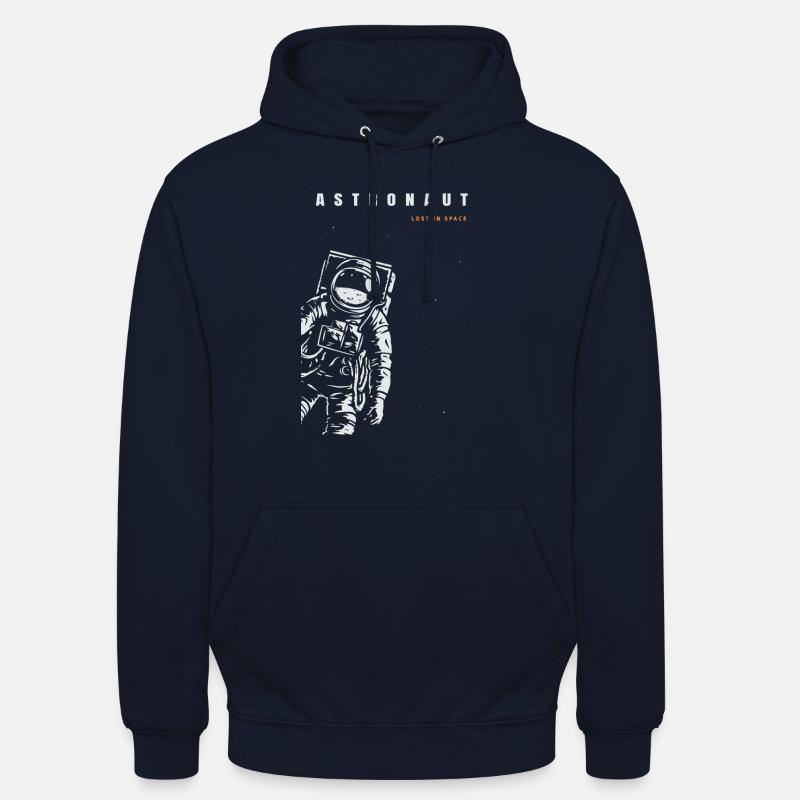 Astronaute perdu dans l'espace - Sweat-shirt à capuche unisexe - marine