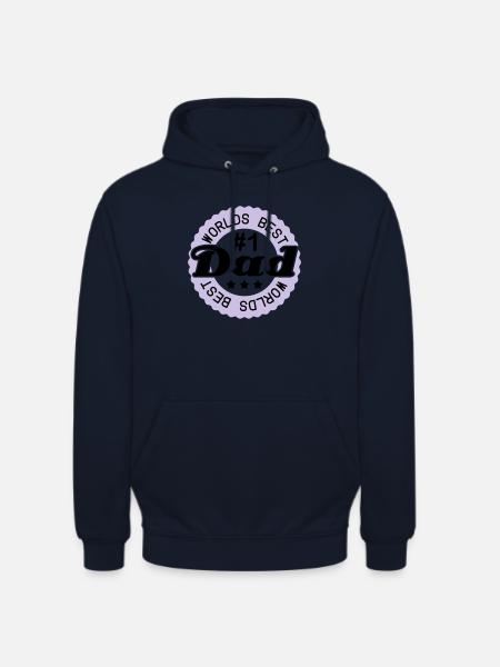 worlds_best_dad___f2 - Unisex Hoodie - navy