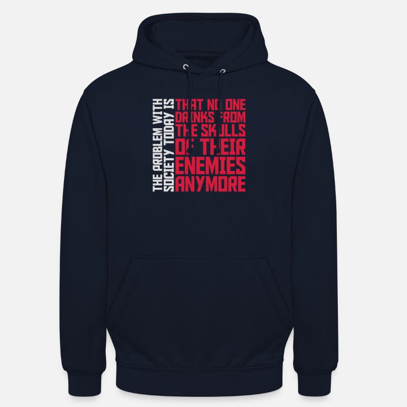 boissons de crânes ennemis - Sweat-shirt à capuche unisexe - marine