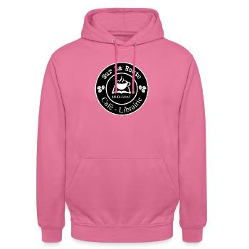 Sur La Route Logo - Sweat-shirt à capuche unisexe - rose - Devant - Alina (178cm) & Michal (187cm)