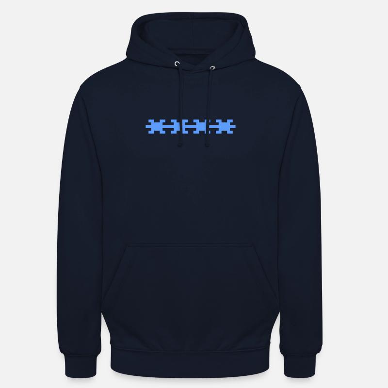 4États **** C64 **** C-64 - Sweat-shirt à capuche unisexe - marine