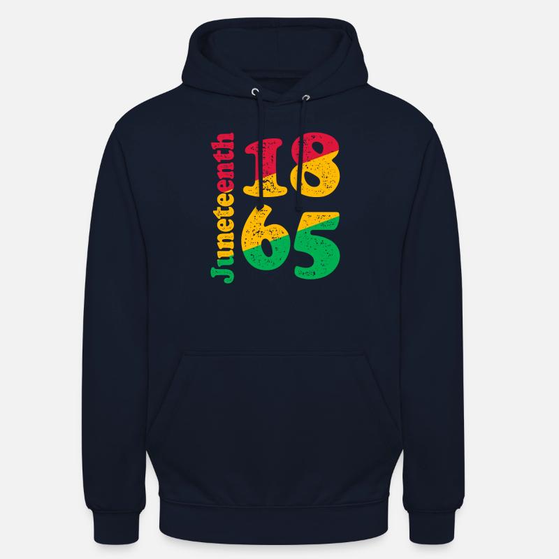 Juneteenth - Sweat-shirt à capuche unisexe - marine