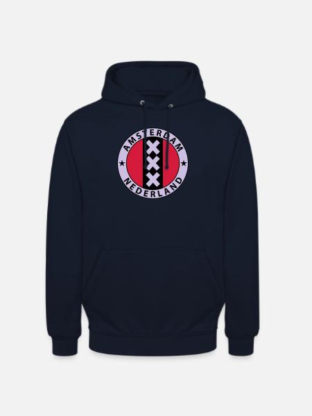 Amsterdam - Unisex Hoodie - Navy