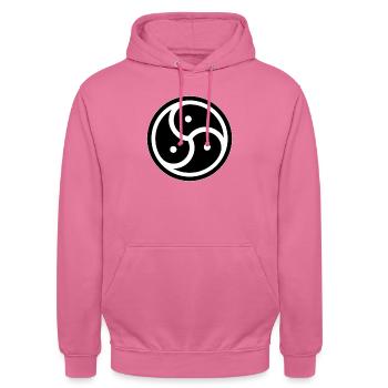 triskelion - Unisex Hoodie - Pink - Vorne - Alina (178cm) & Michal (187cm)