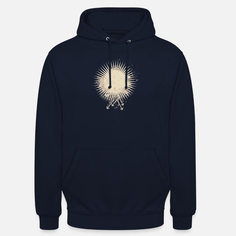 Vector background de - Unisex Hoodie - Navy