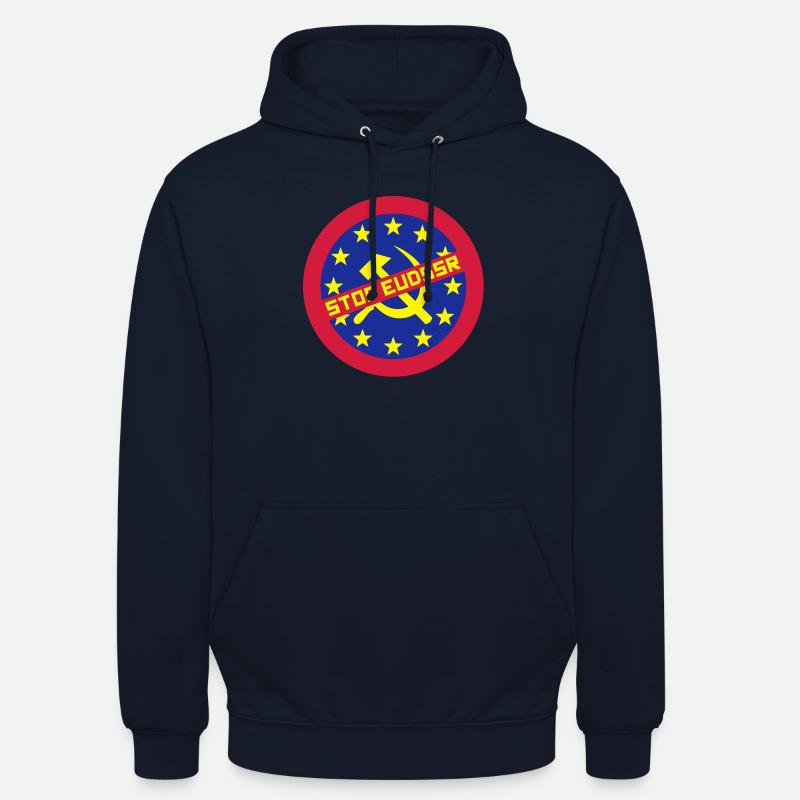Stop EUdSSR - Unisex Hoodie - Navy