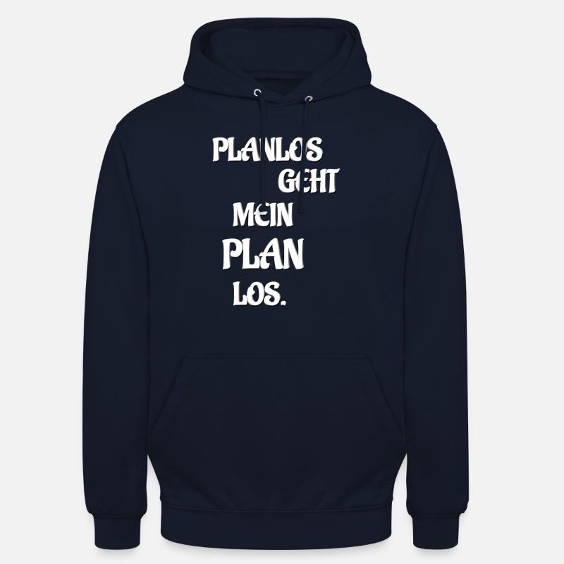PLANLOS VA MON PLAN LOS - Sweat-shirt à capuche unisexe - marine