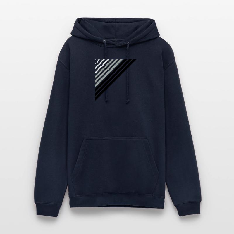 Triangular shape Many lines lines pattern Unisex Hoodie