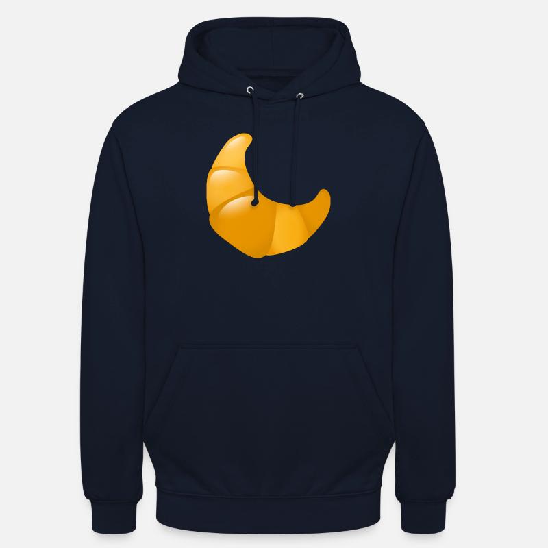 Smiley Croissant - Unisex-hettegenser - marine