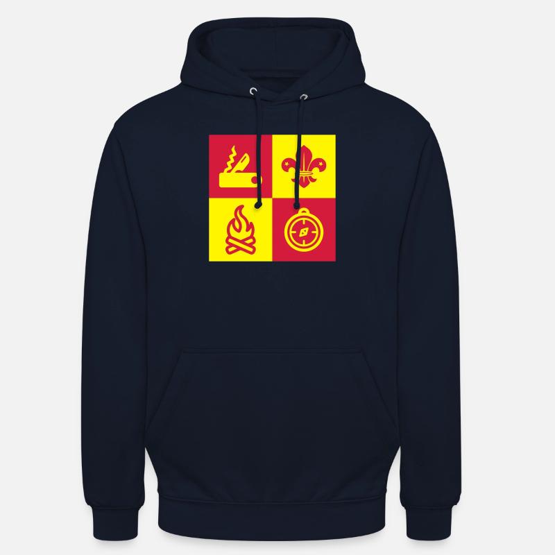 scout / scouting / scoutisme / guide - Sweat-shirt à capuche unisexe - marine