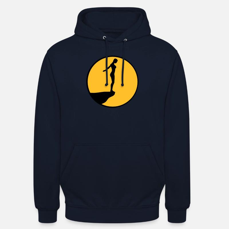 Von Klippe springen - Unisex Hoodie - Navy
