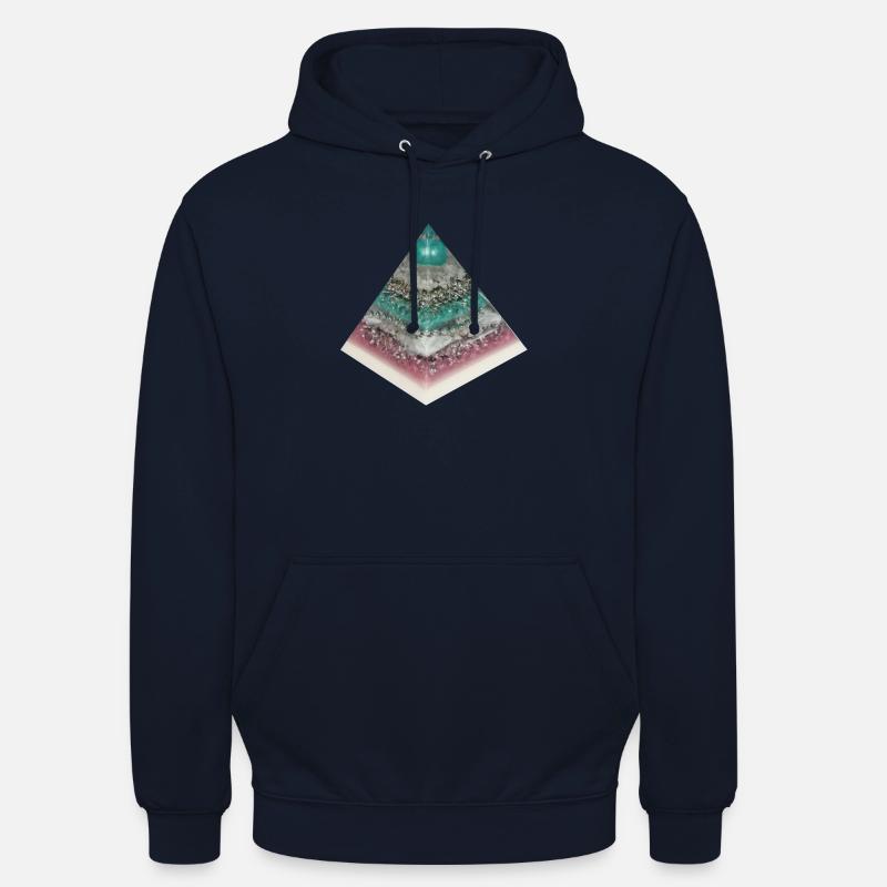 Pyramide de la créativité - Sweat-shirt à capuche unisexe - marine