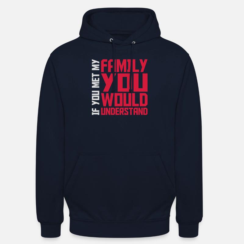 vous comprendriez citation - Sweat-shirt à capuche unisexe - marine