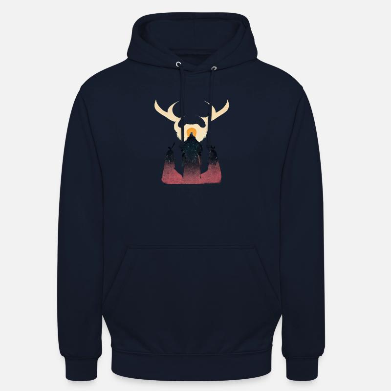Valhalla Thron - Unisex Hoodie - Navy