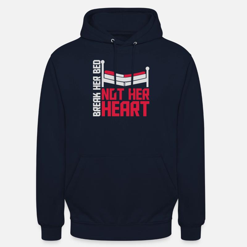 Briser sa citation de lit - Sweat-shirt à capuche unisexe - marine