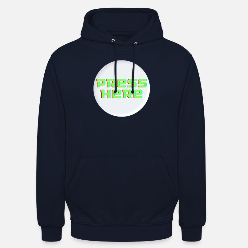 Button - Unisex Hoodie - Navy