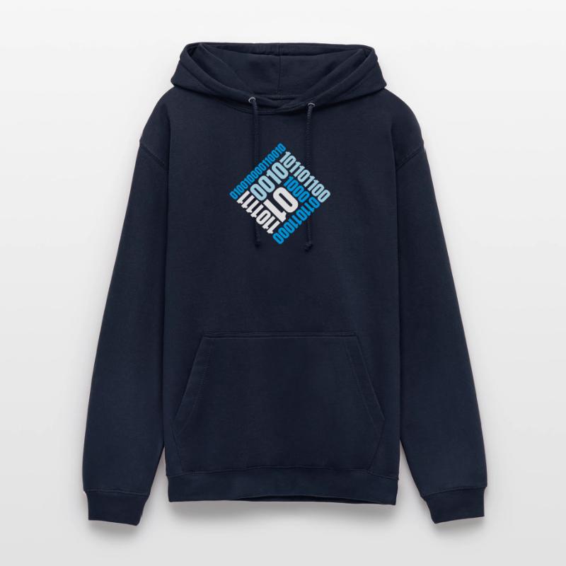 Langage de programme de code binaire Sweat-shirt à capuche unisexe