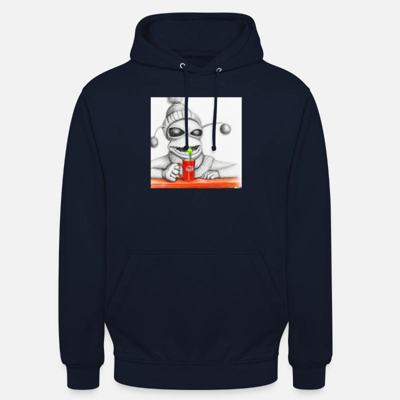 Alien vin chaud - Sweat-shirt à capuche unisexe - marine