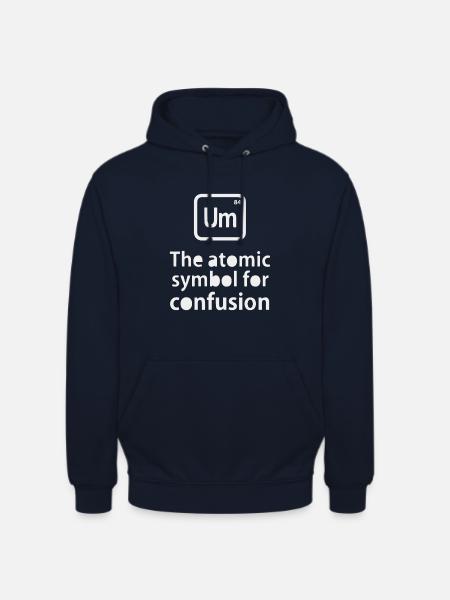 PERIODIC CONFUSION - Unisex Hoodie - navy