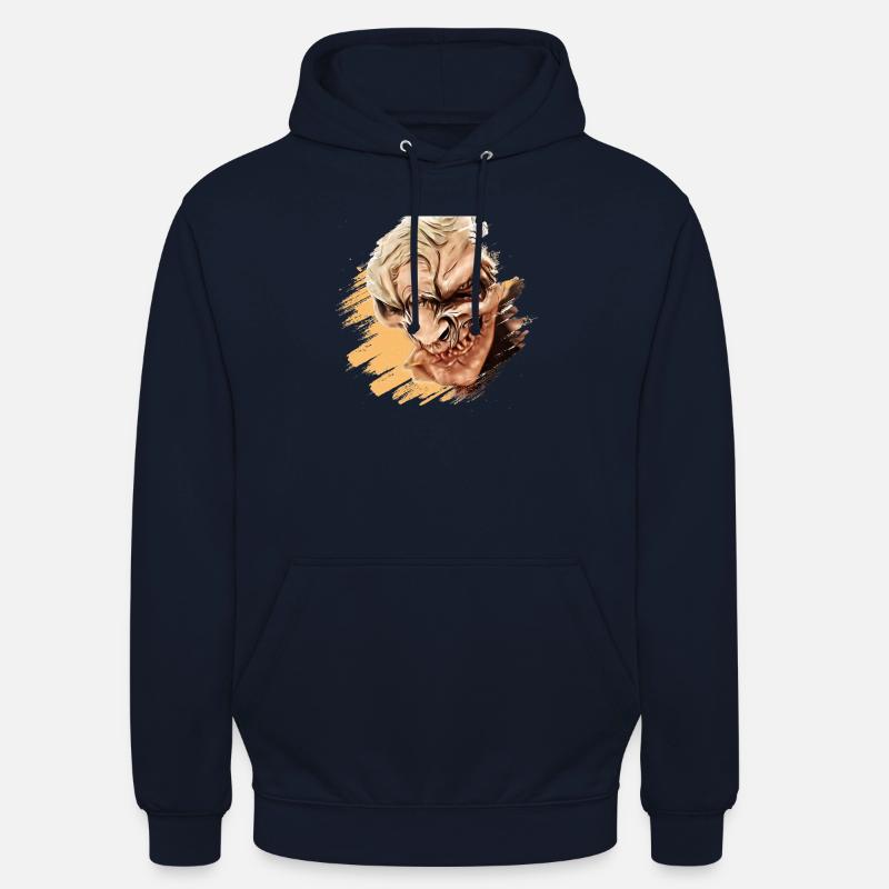 Krampus Percht Devil 2322 - Sweat-shirt à capuche unisexe - marine