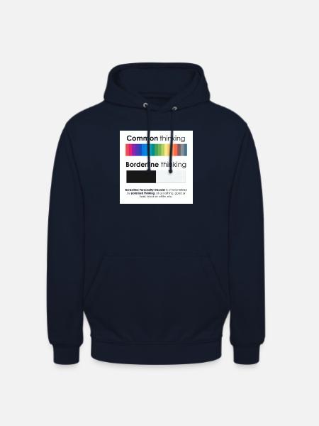 Borderline - Unisex Hoodie - Navy