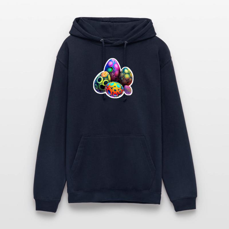 Psychédélique Easter Egg Party Easter Eggs coloré Sweat-shirt à capuche unisexe
