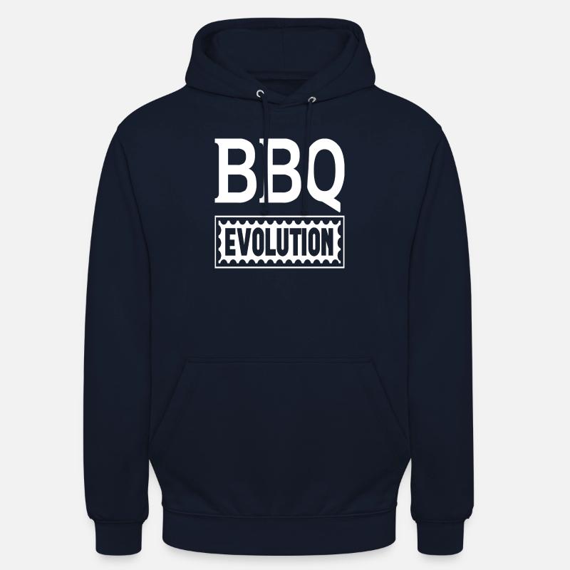 Évolution du BBQ - Sweat-shirt à capuche unisexe - marine