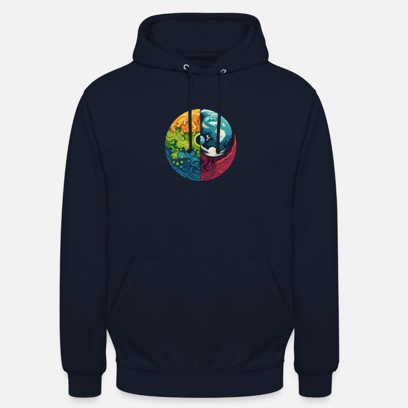 Erde Elemente - Unisex Hoodie - Navy
