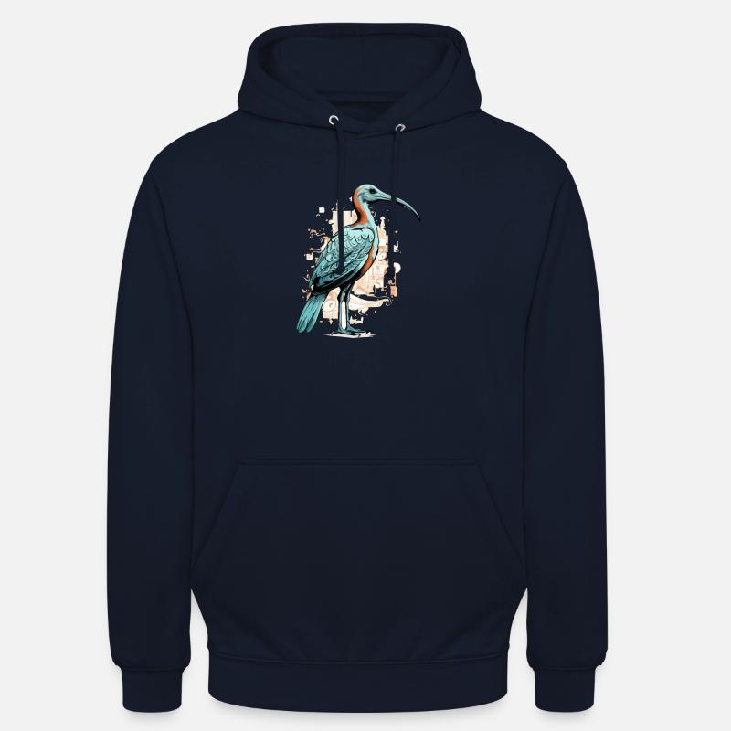 Gib le Ibis sacré - Sweat-shirt à capuche unisexe - marine