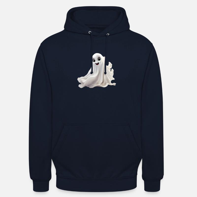 Ghost - Ein kleiner niedlicher Geist - Unisex Hoodie - Navy