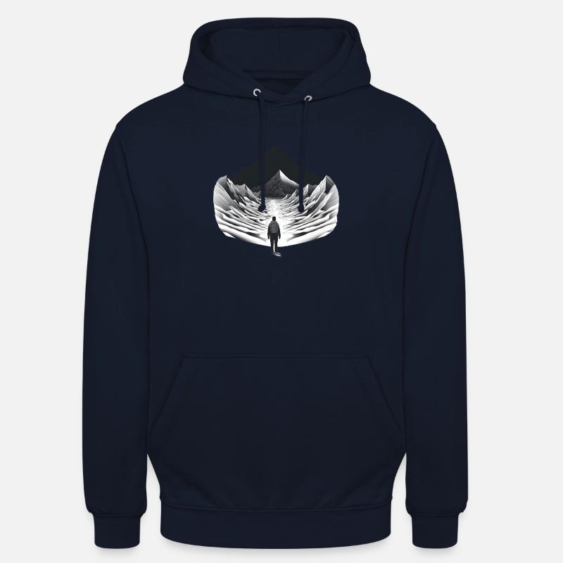 Facing the Imposing Challenge - Unisex Hoodie - navy
